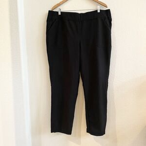 Original Weatherproof Vintage Women's XXL Pull On Slim Pant Pockets Black EUC‎